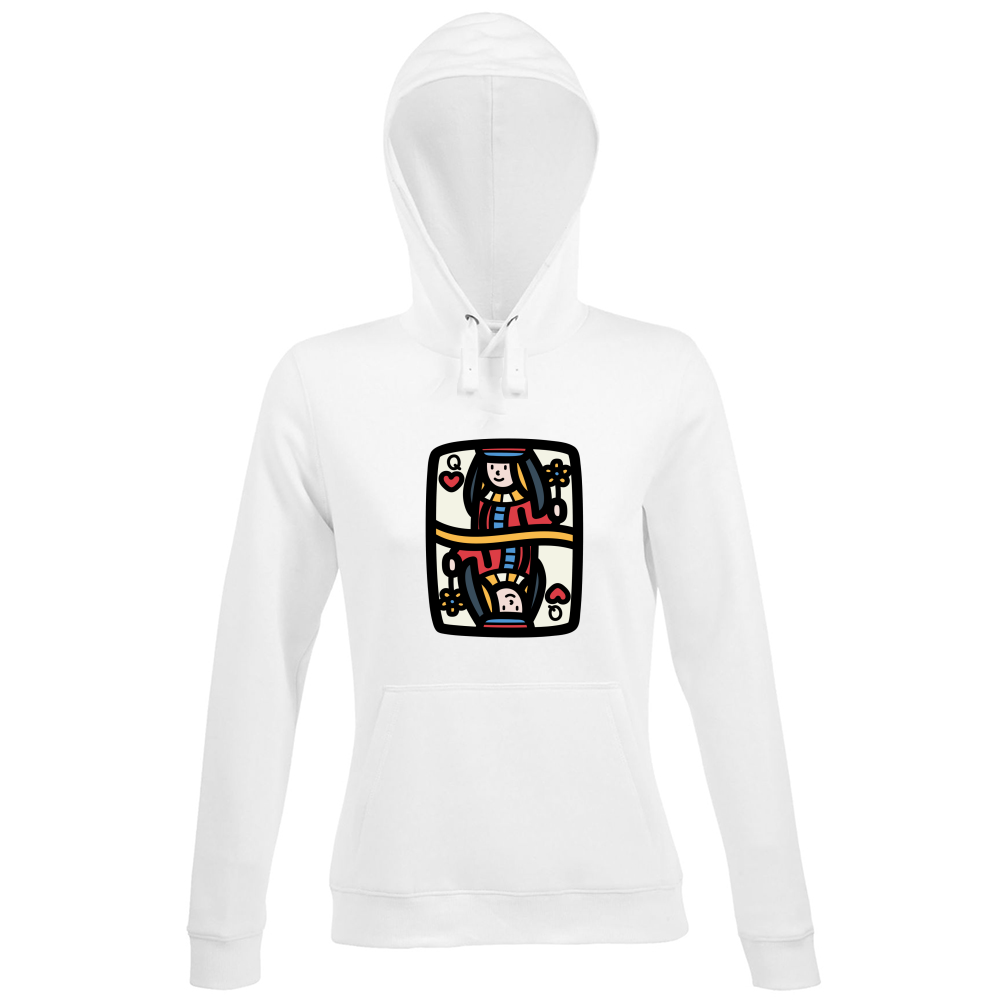Hoodie Premium Women Queen of Hearts - Hoodie