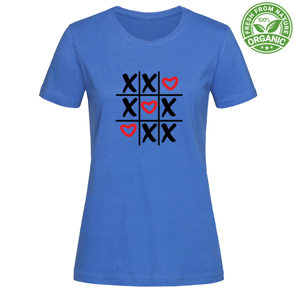T-Shirt Woman Organic Tris Love
