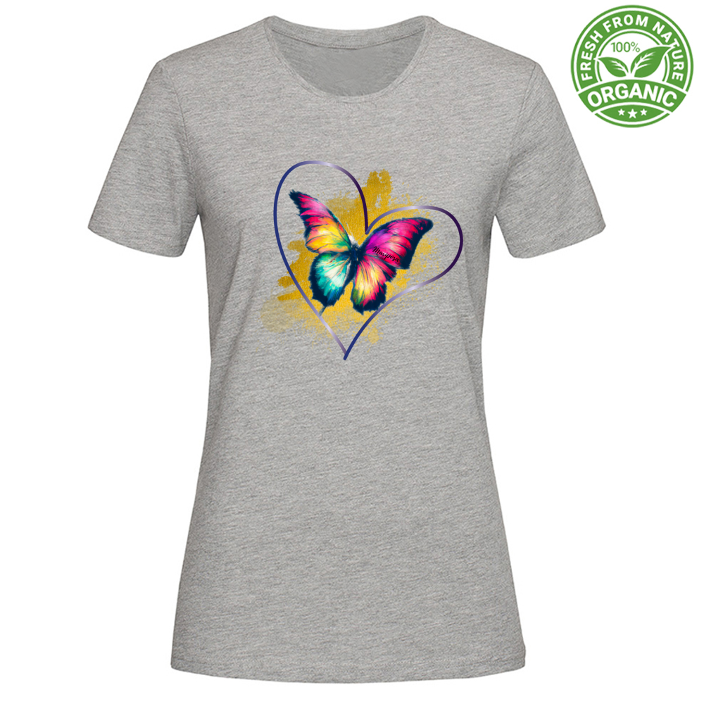 T-Shirt Woman Organic Mariposa Tee Mod 2