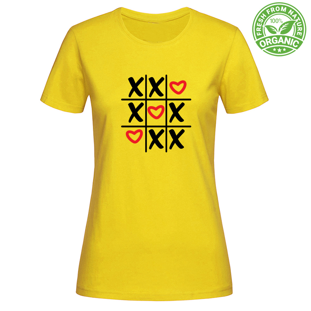 T-Shirt Woman Organic Tris Love