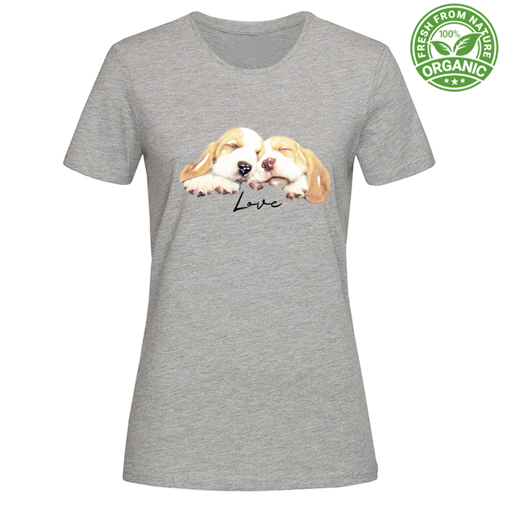 T-Shirt Woman Organic Sleep and Love