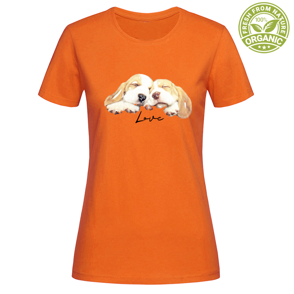 T-Shirt Woman Organic Sleep and Love