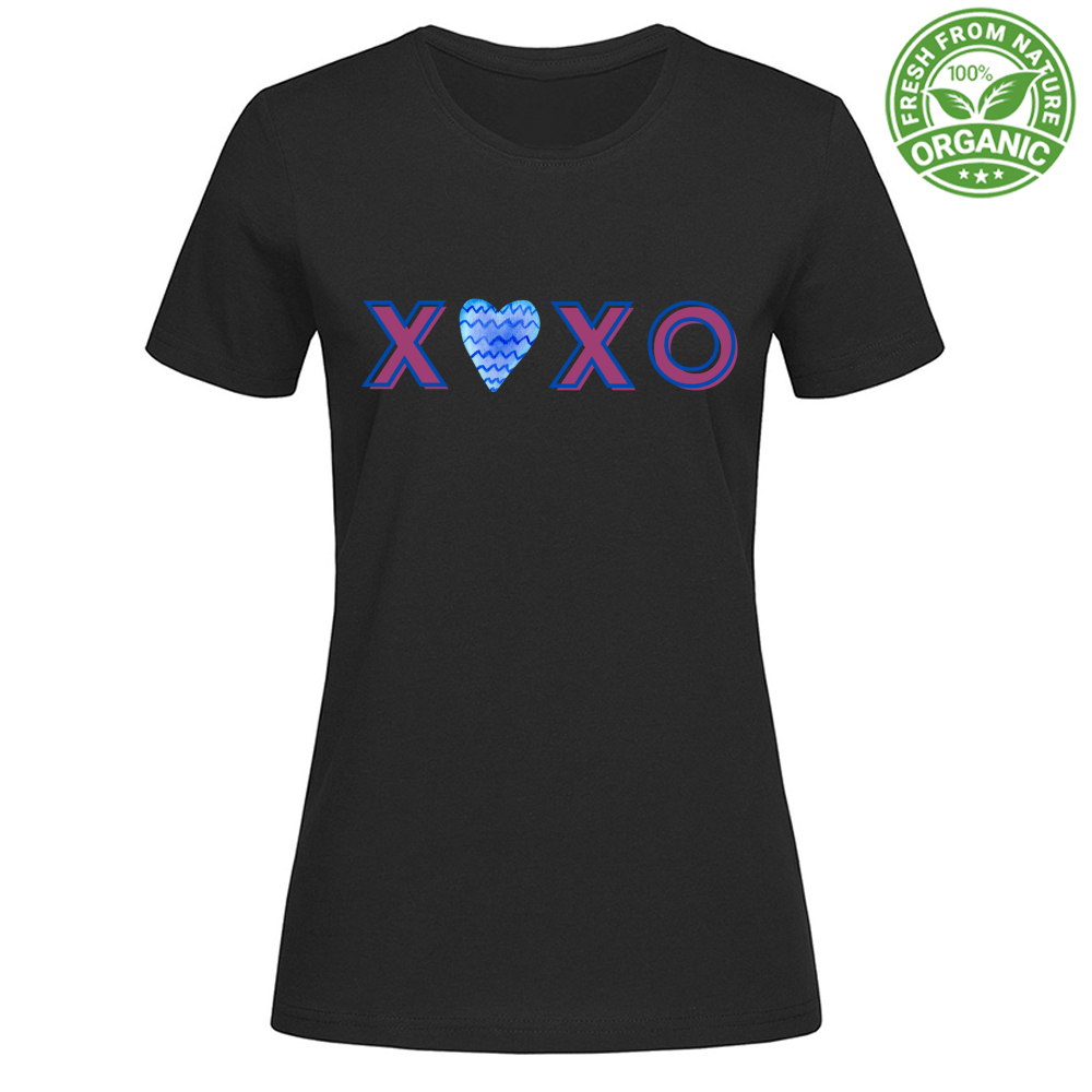 T-Shirt Woman Organic XOXO MOD 2
