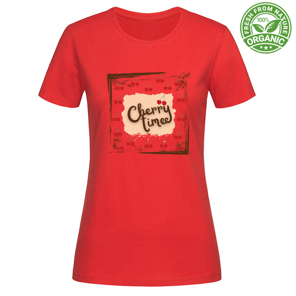 T-Shirt Woman Organic CherryTime