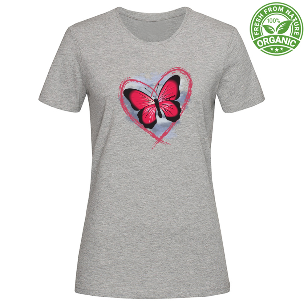 T-Shirt Woman Organic Mariposa Tee Mod 1