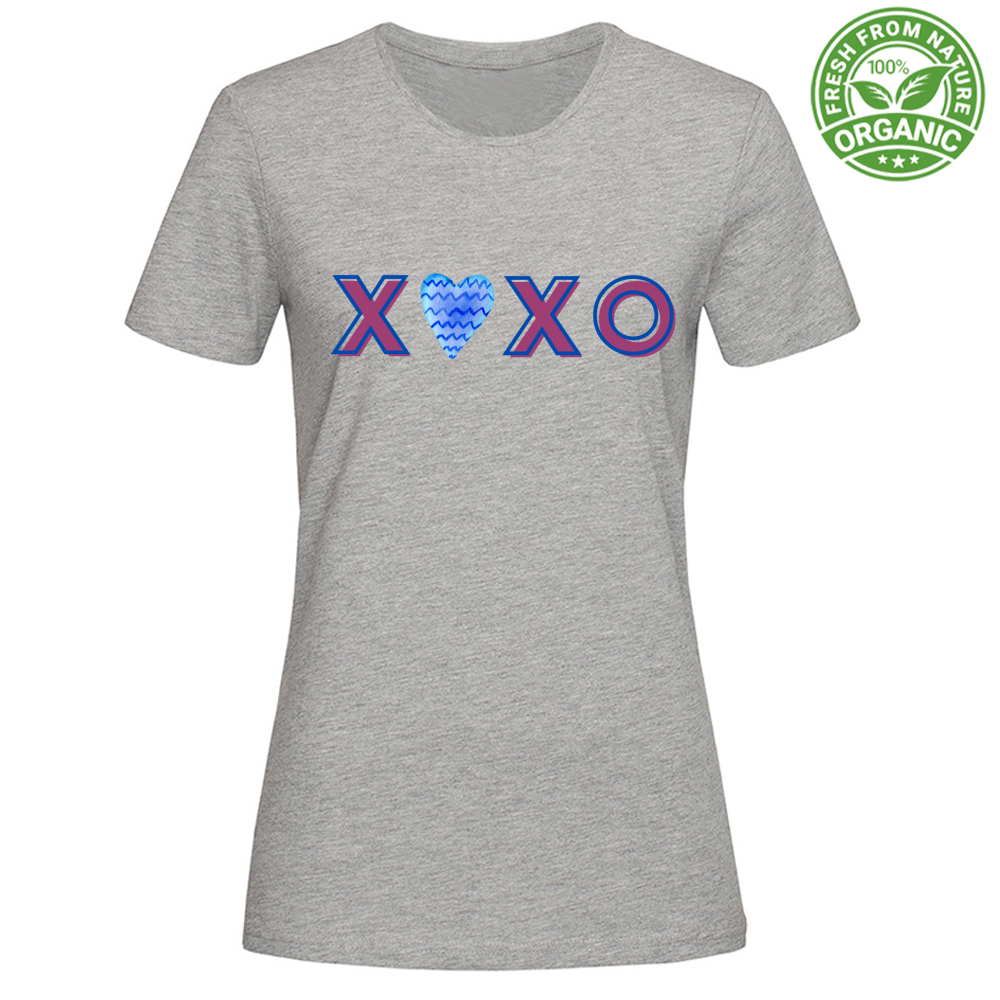 T-Shirt Woman Organic XOXO MOD 2