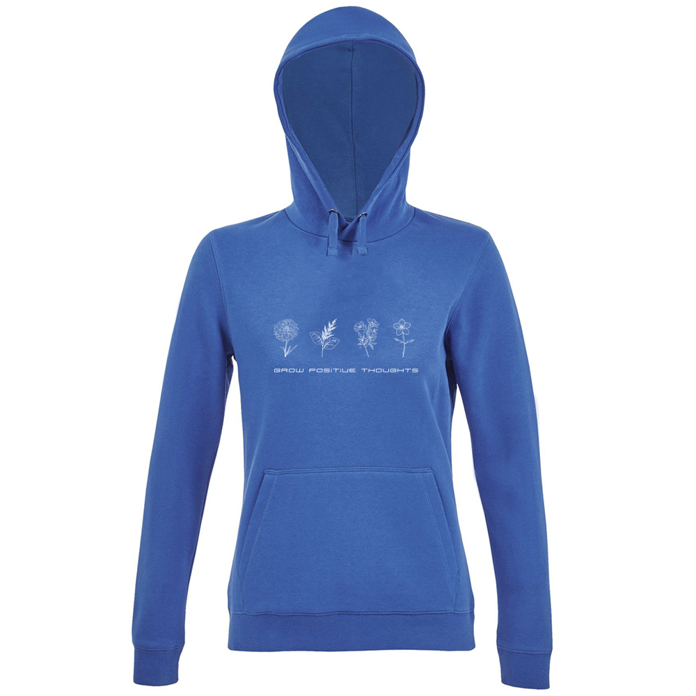 Hoodie Premium Women Grow Positive Thoughts Hoodie