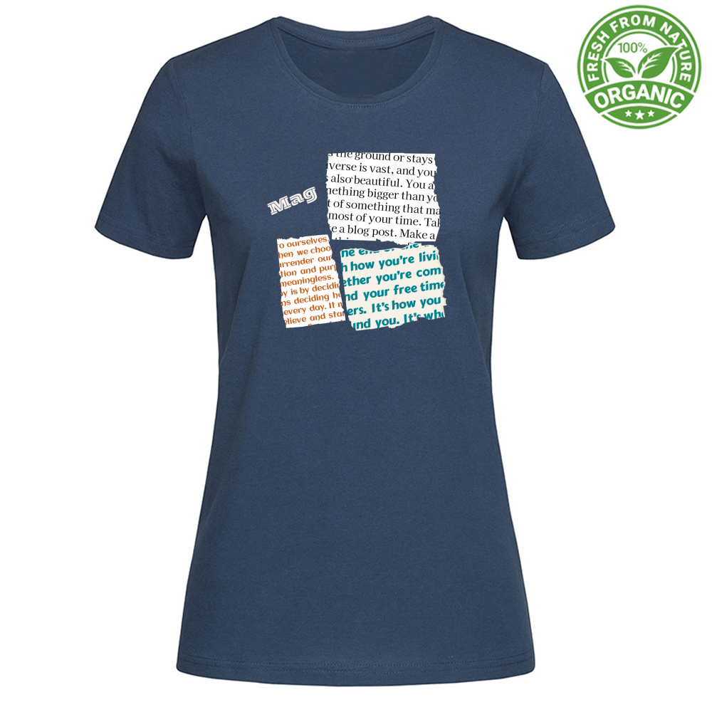 T-Shirt Woman Organic Mag Magazine