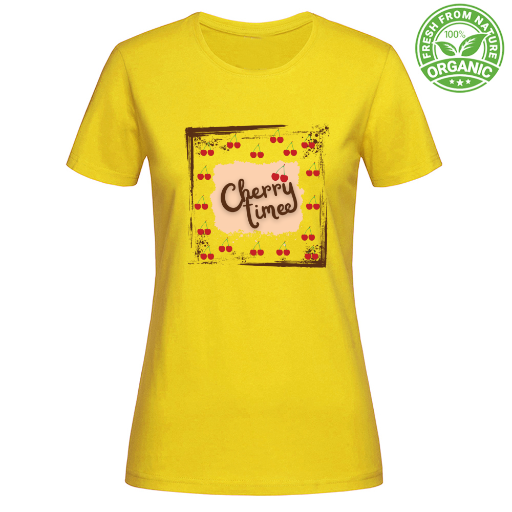 T-Shirt Woman Organic CherryTime