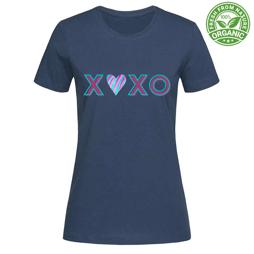 T-Shirt Woman Organic XOXO MOD 3