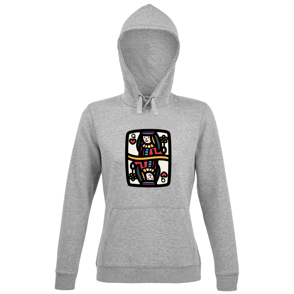 Hoodie Premium Women Queen of Hearts - Hoodie