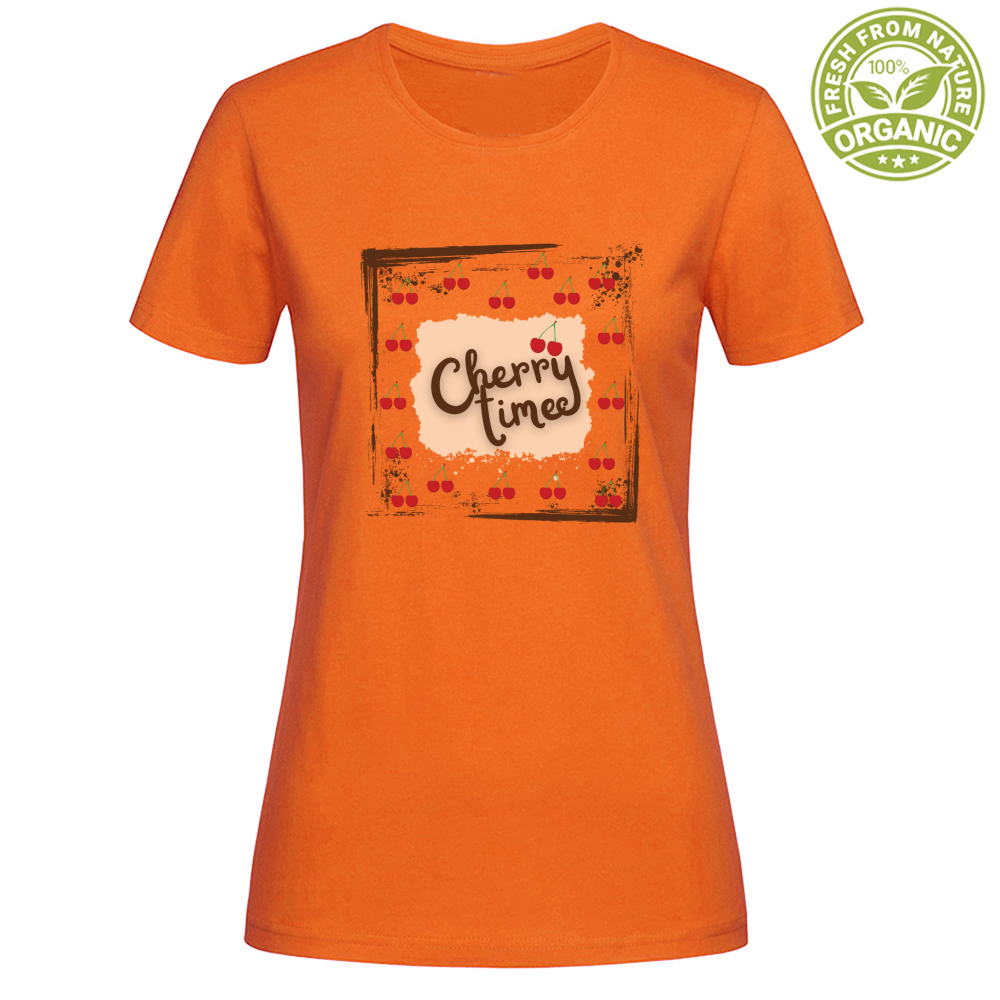 T-Shirt Woman Organic CherryTime