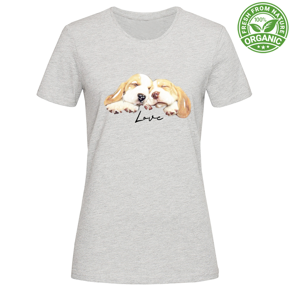 T-Shirt Woman Organic Sleep and Love