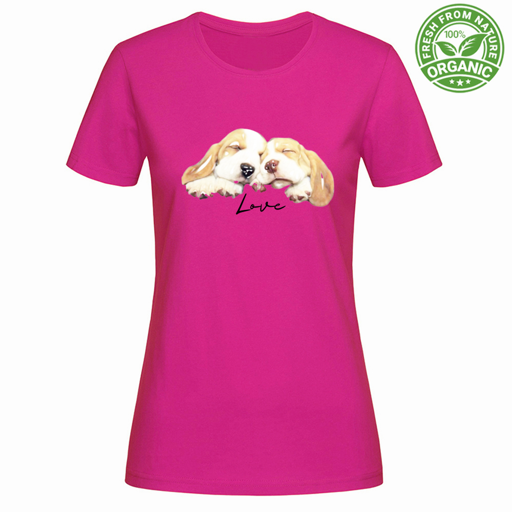 T-Shirt Woman Organic Sleep and Love