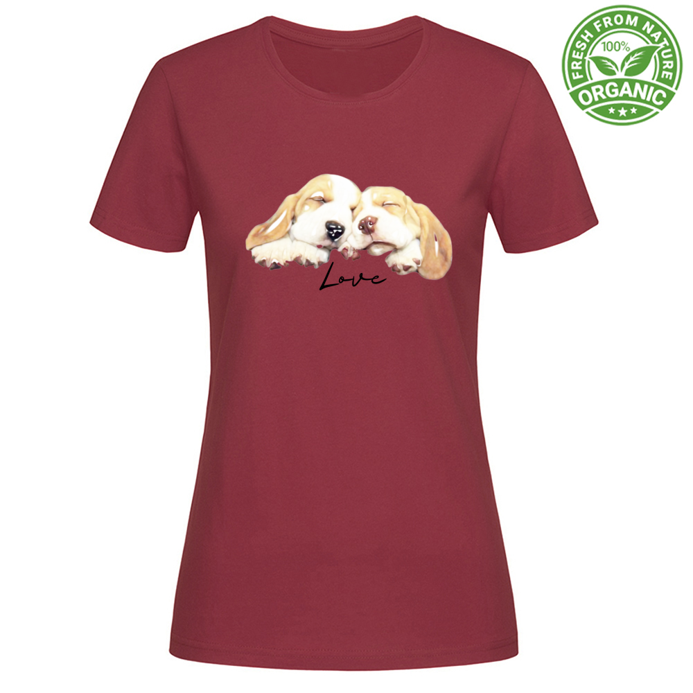 T-Shirt Woman Organic Sleep and Love