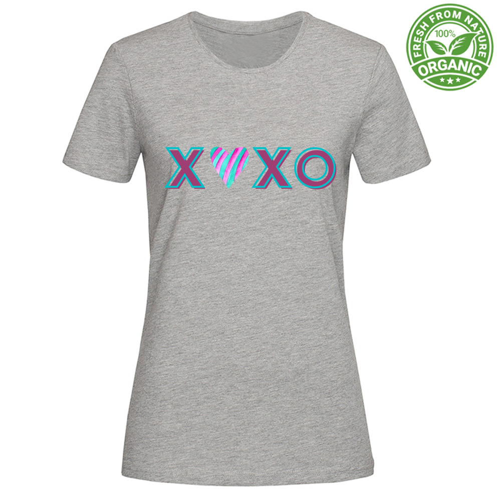 T-Shirt Woman Organic XOXO MOD 3