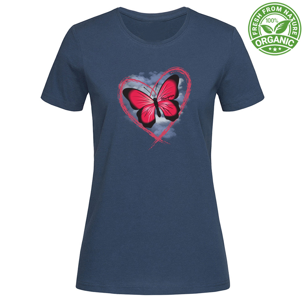 T-Shirt Woman Organic Mariposa Tee Mod 1