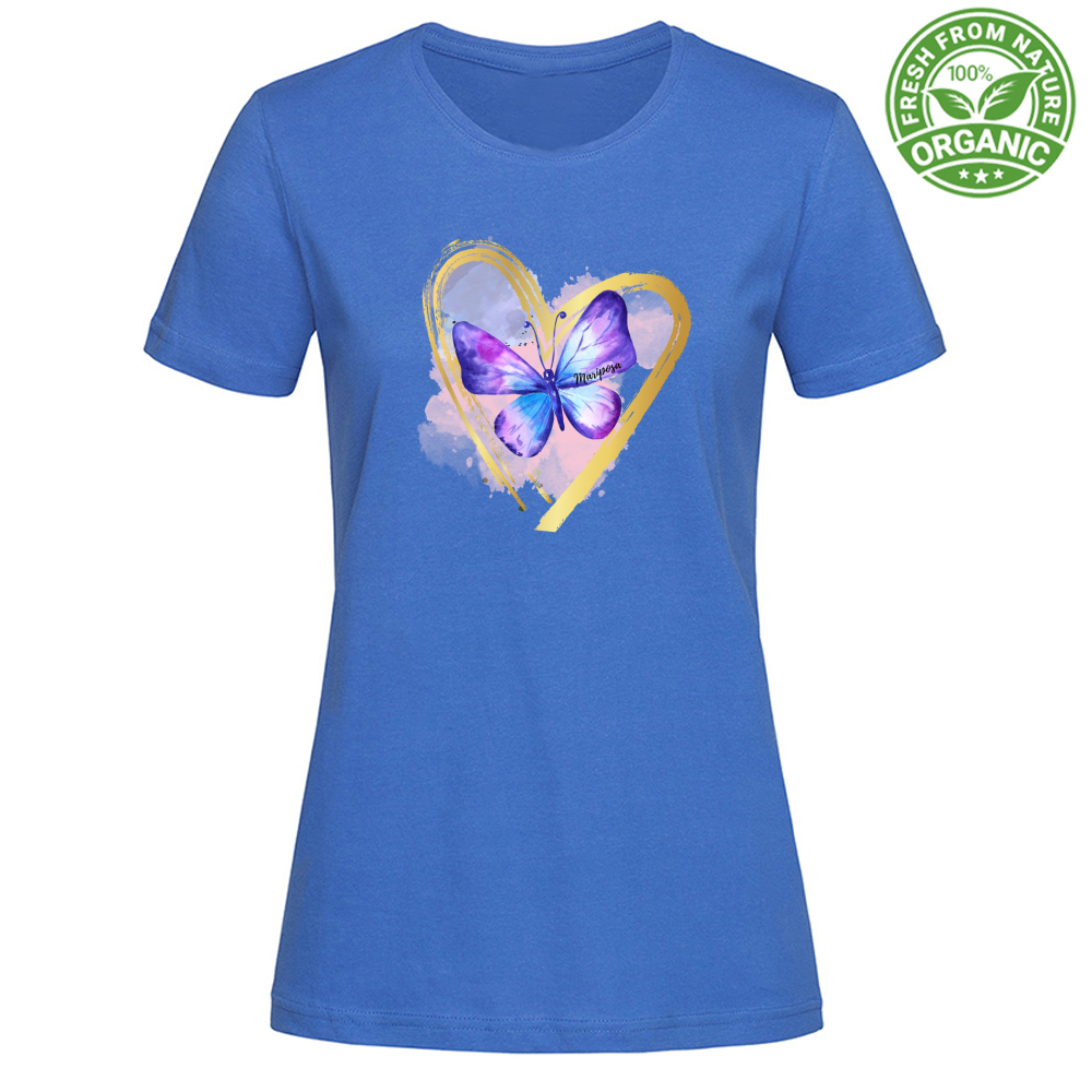 T-Shirt Woman Organic Mariposa Tee Mod 4