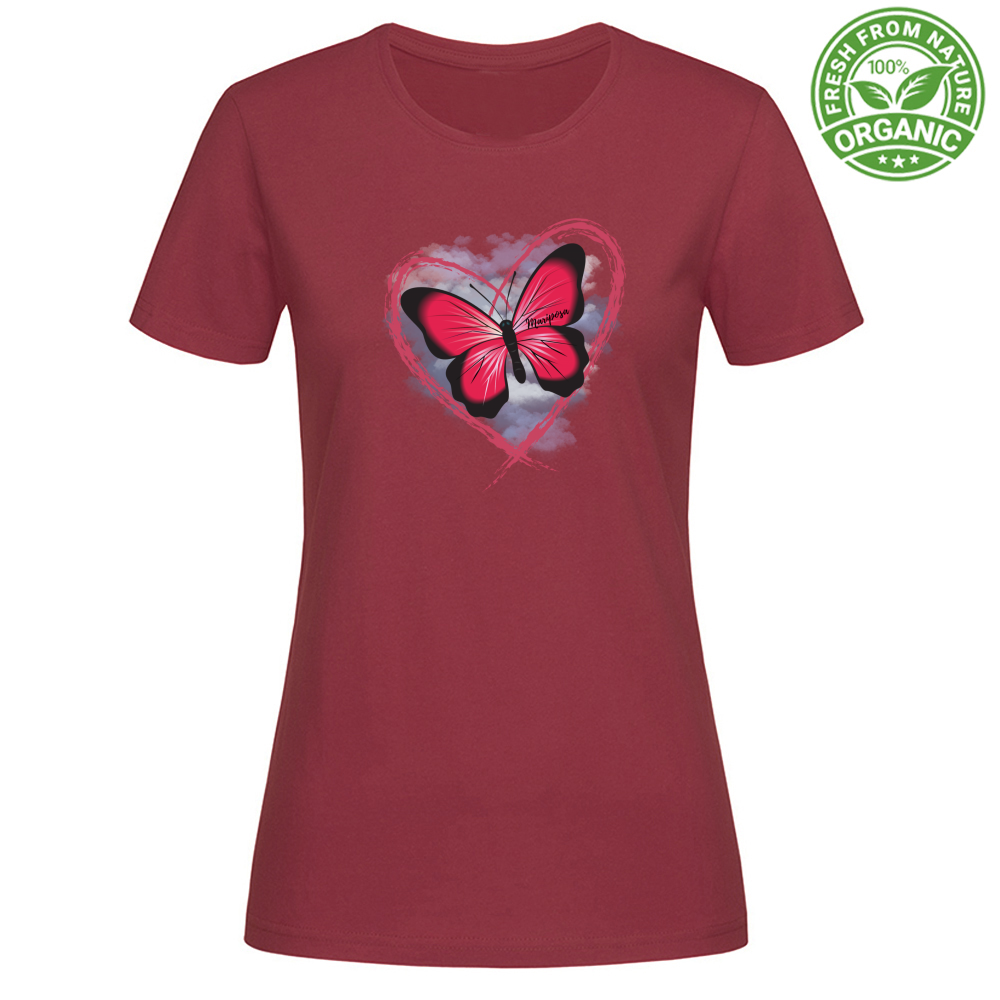 T-Shirt Woman Organic Mariposa Tee Mod 1