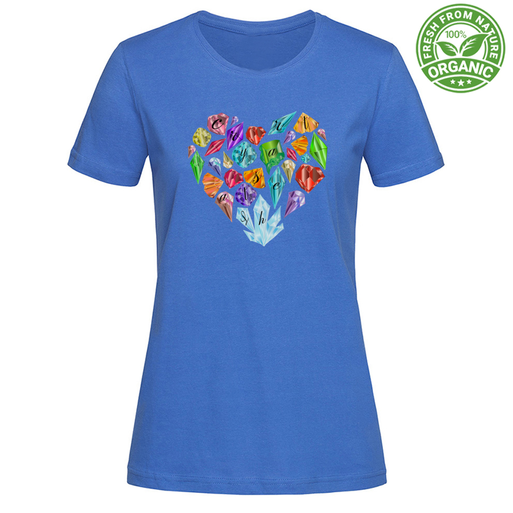 T-Shirt Woman Organic CrystalHeart