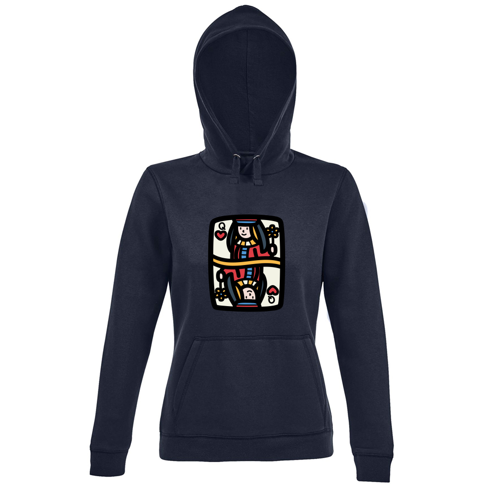 Hoodie Premium Women Queen of Hearts - Hoodie