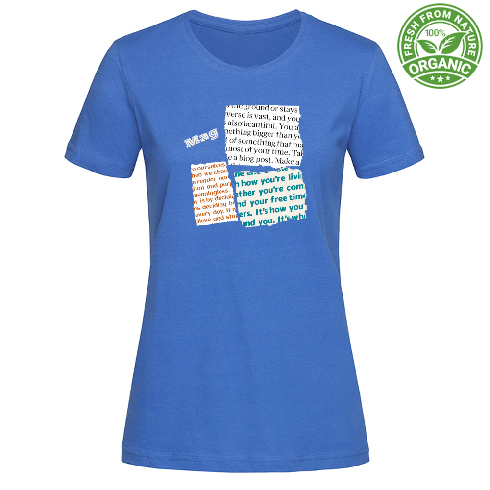 T-Shirt Woman Organic Mag Magazine