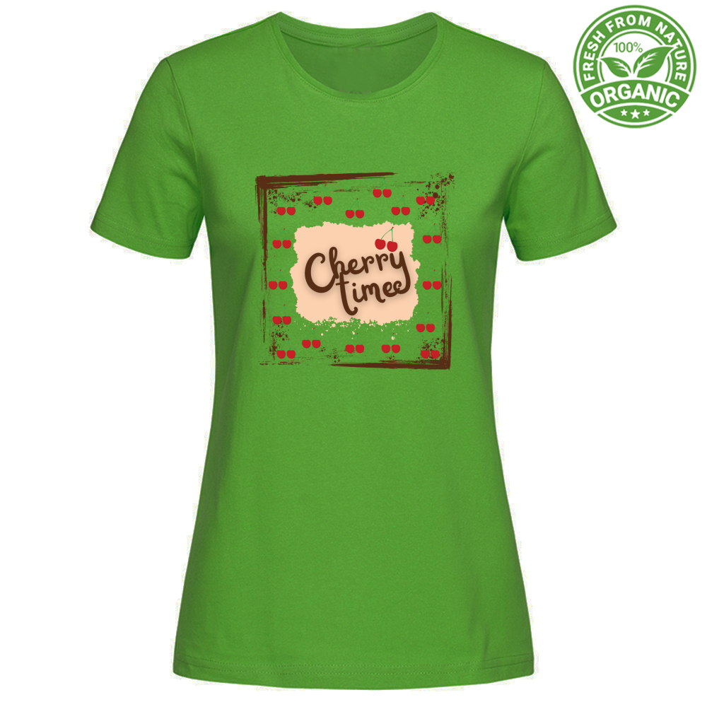 T-Shirt Woman Organic CherryTime