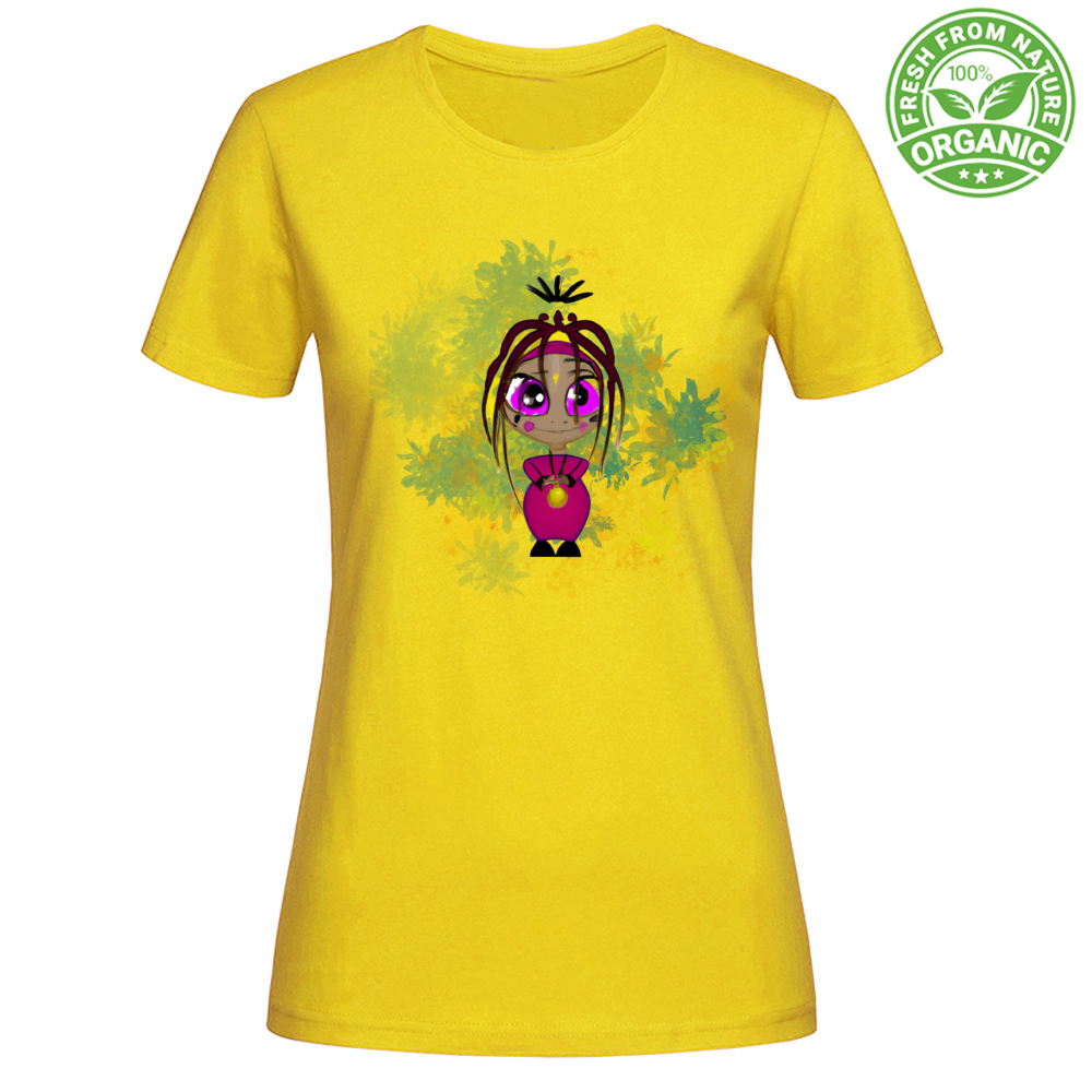 T-Shirt Woman Organic Funny Doll