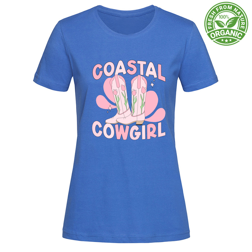 T-Shirt Woman Organic Coastal CowGirl