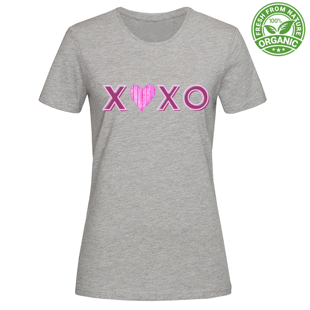 T-Shirt Woman Organic XOXO MOD 1