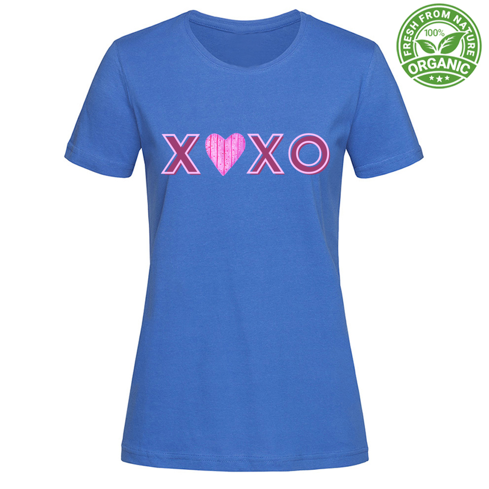 T-Shirt Woman Organic XOXO MOD 1