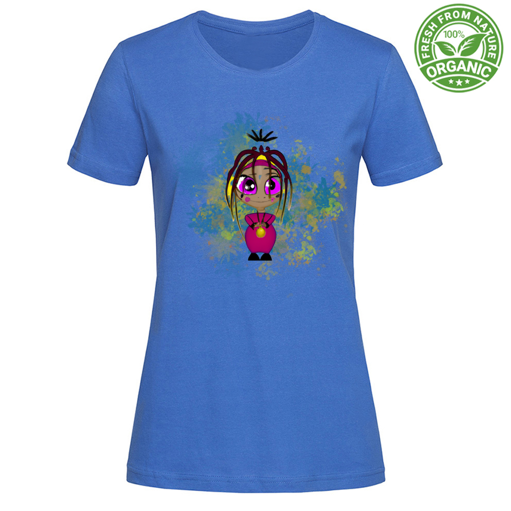 T-Shirt Woman Organic Funny Doll