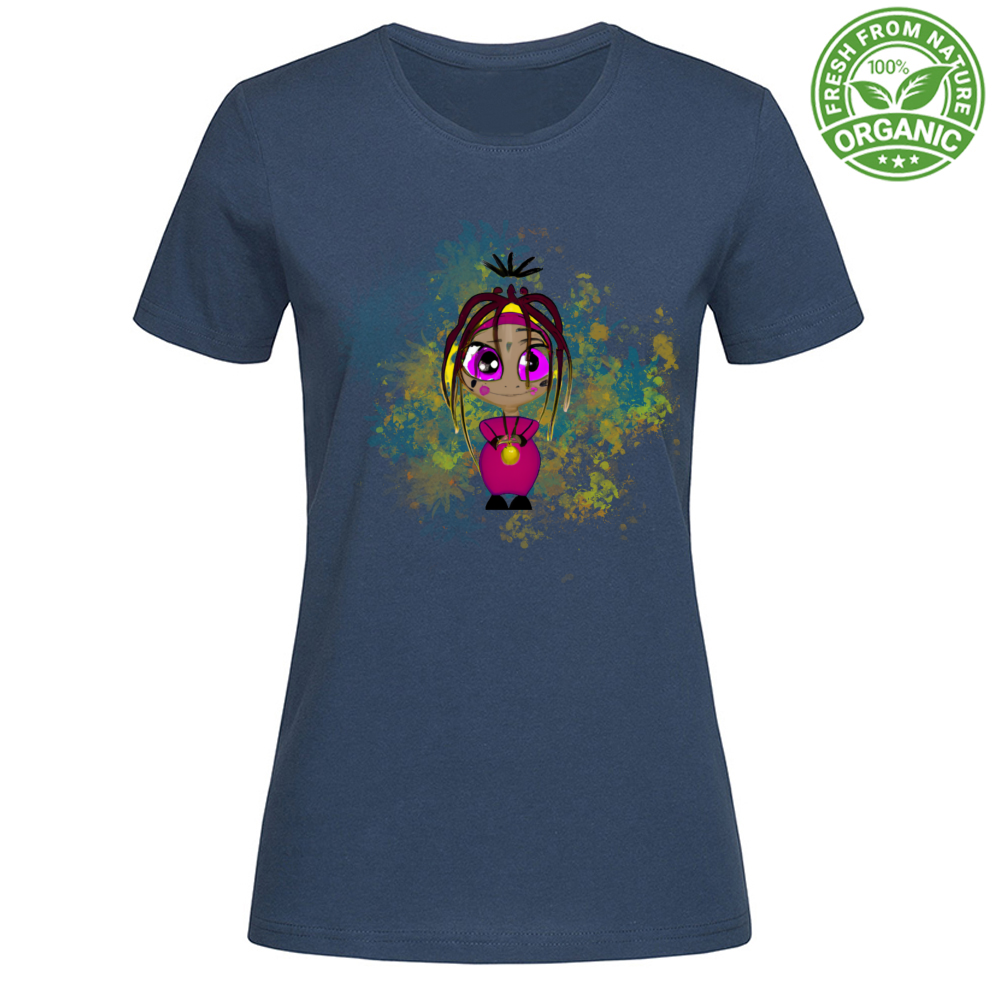 T-Shirt Woman Organic Funny Doll