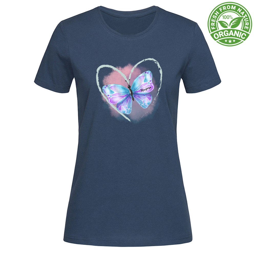 T-Shirt Woman Organic Mariposa Tee Mod 3