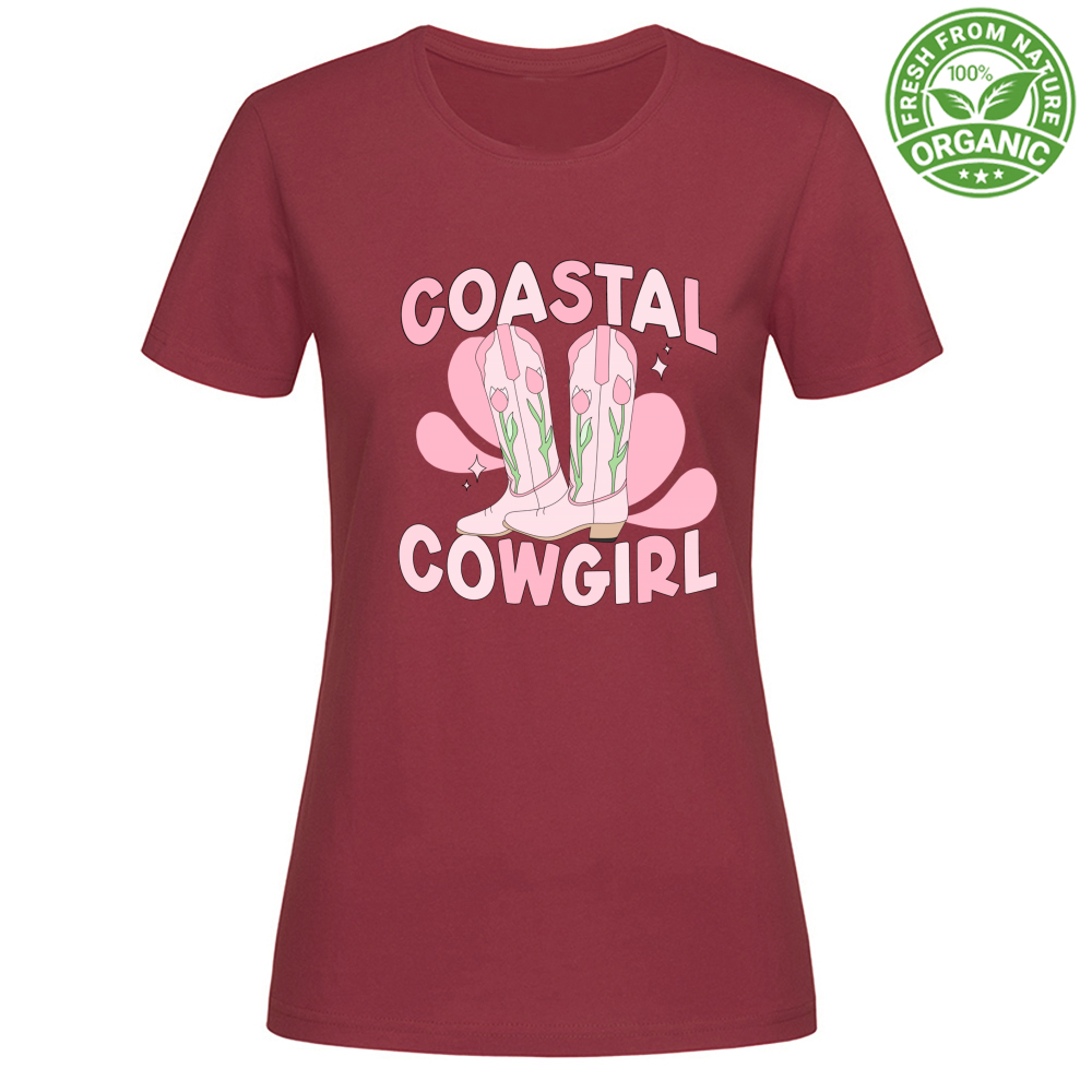 T-Shirt Woman Organic Coastal CowGirl