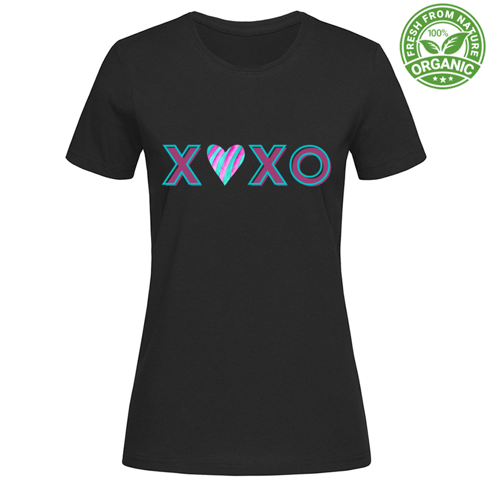 T-Shirt Woman Organic XOXO MOD 3
