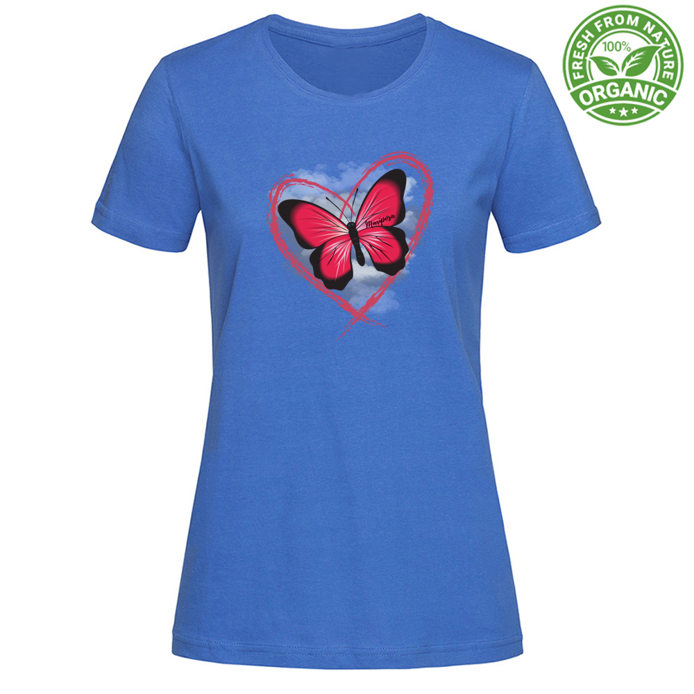 T-Shirt Woman Organic Mariposa Tee Mod 1