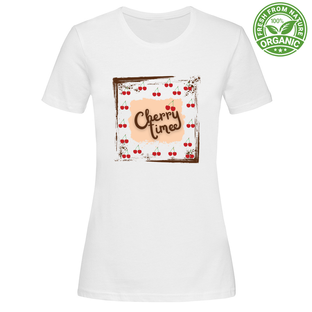 T-Shirt Woman Organic CherryTime