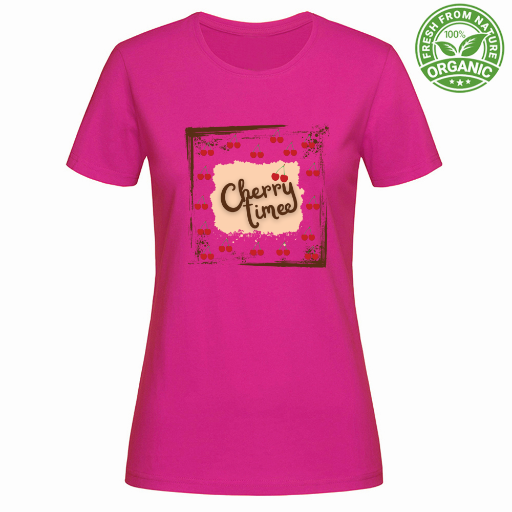 T-Shirt Woman Organic CherryTime