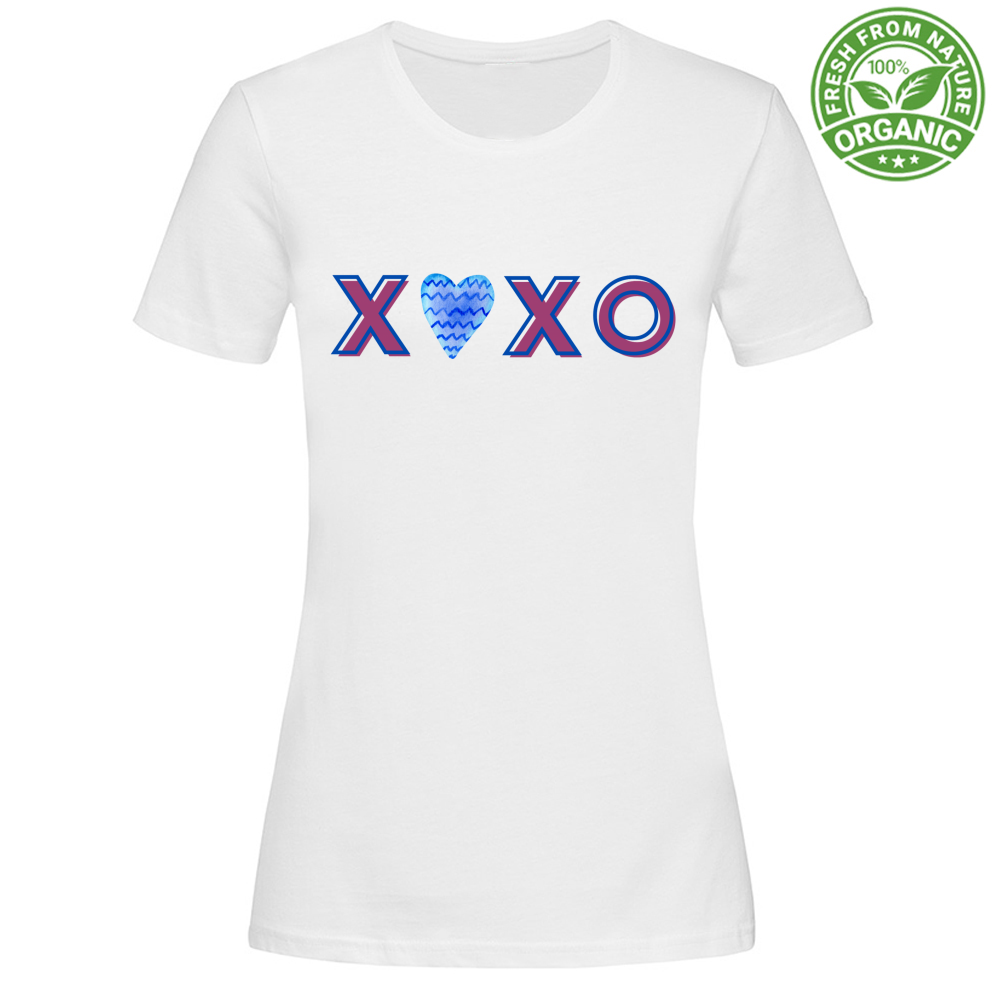 T-Shirt Woman Organic XOXO MOD 2
