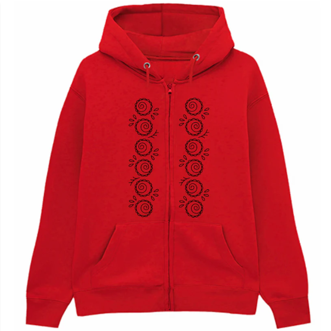 Felpa Premium Cappuccio Zip Bidri Motifs