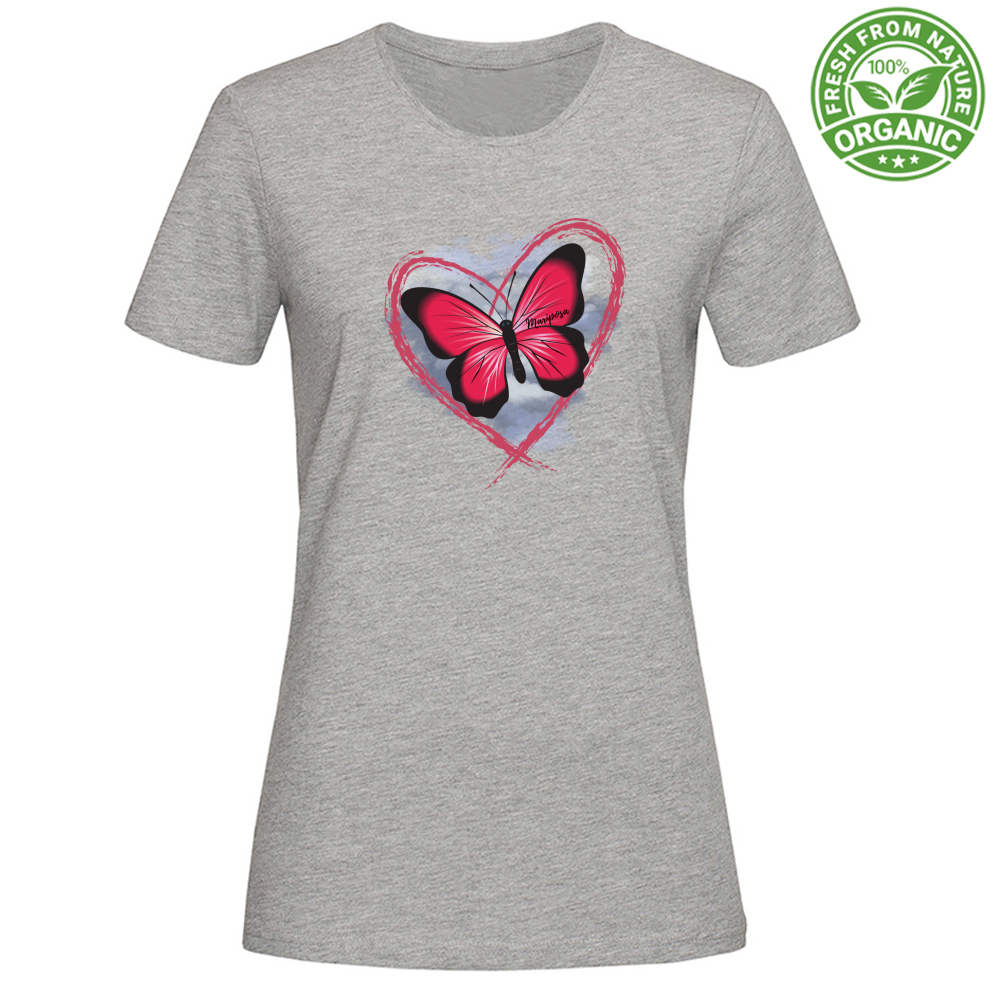 T-Shirt Woman Organic Mariposa Tee  Mod 1