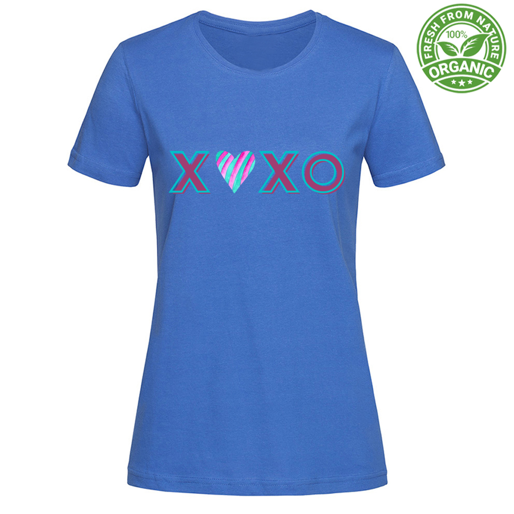 T-Shirt Woman Organic XOXO MOD 3
