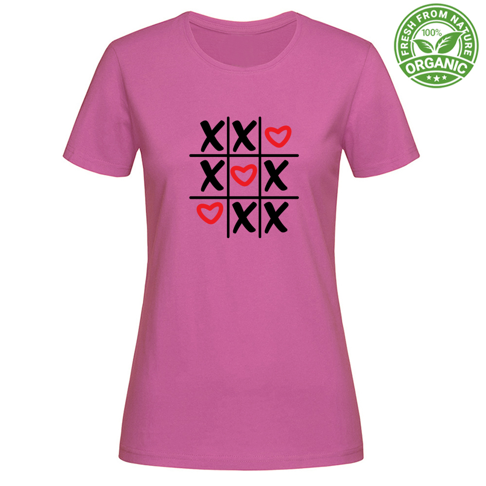 T-Shirt Woman Organic Tris Love