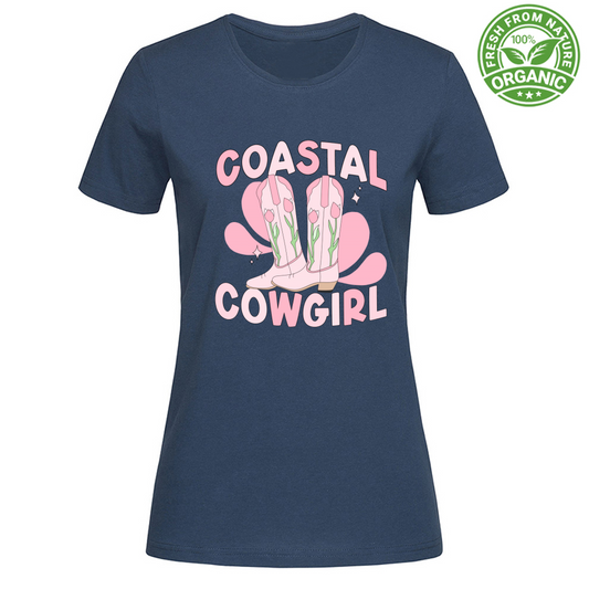 T-Shirt Woman Organic Coastal CowGirl