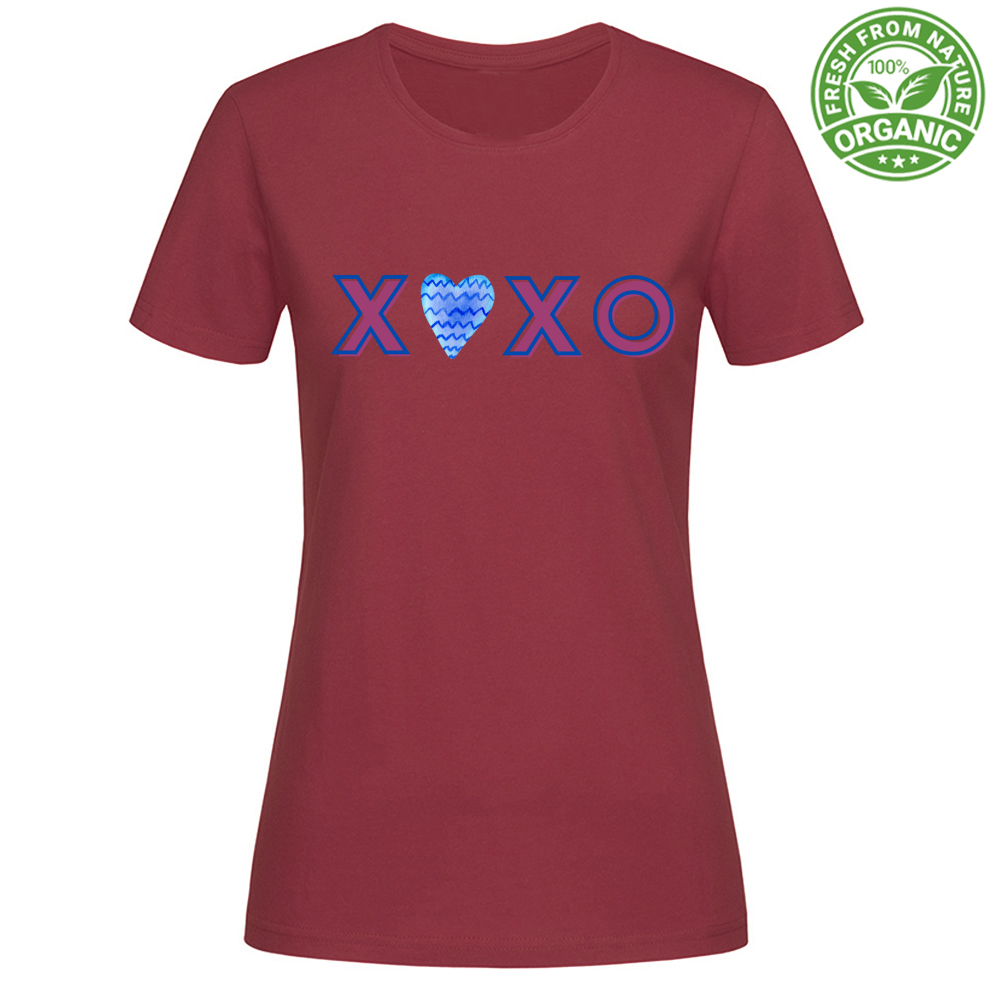 T-Shirt Woman Organic XOXO MOD 2