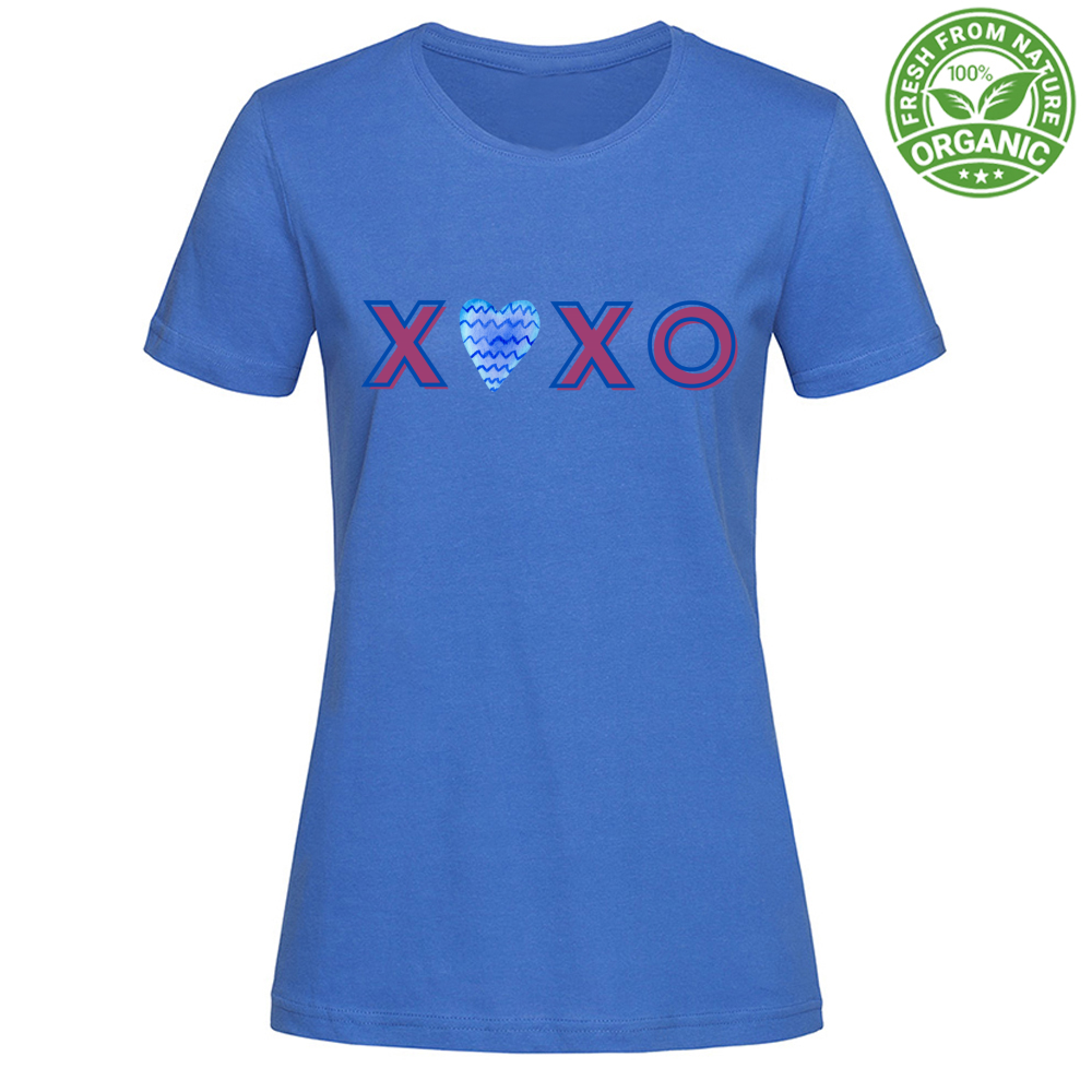 T-Shirt Woman Organic XOXO MOD 2