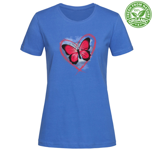 T-Shirt Woman Organic Mariposa Tee  Mod 1