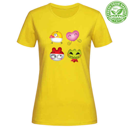 T-Shirt Woman Organic Funny Pets