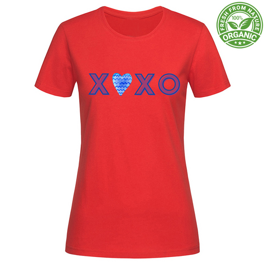 T-Shirt Woman Organic XOXO MOD 2